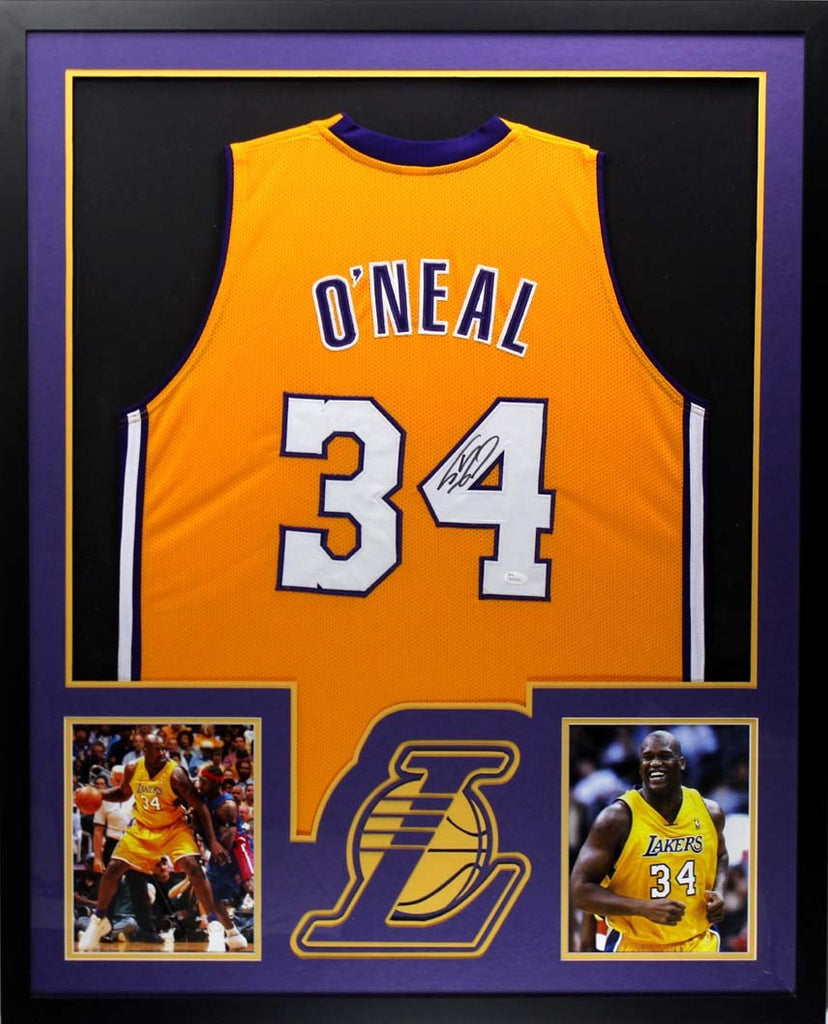 Shaquille O'Neal Autographed Los Angeles Custom Basketball Jersey - BAS COA