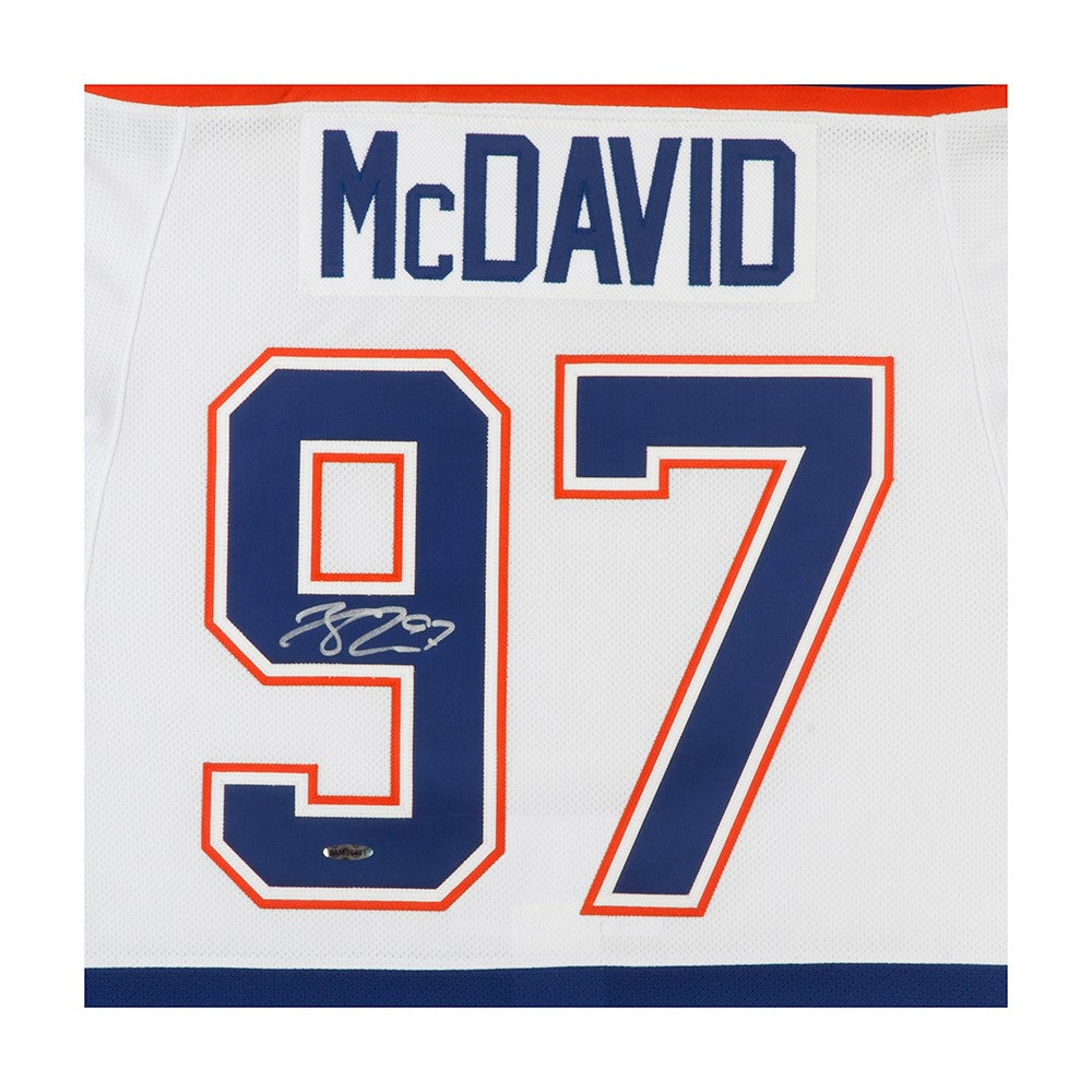 Bleachers Sports Music & Framing — Connor McDavid Autographed Authentic  Edmonton Oilers Jersey - PSA DNA COA Authenticated - Framed