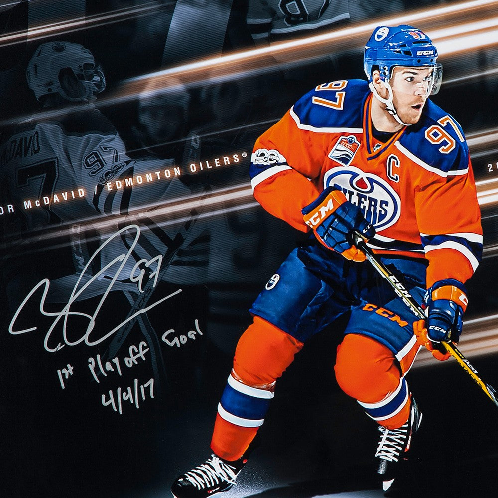 Connor McDavid Autographed & Inscribed Authentic Edmonton Oilers