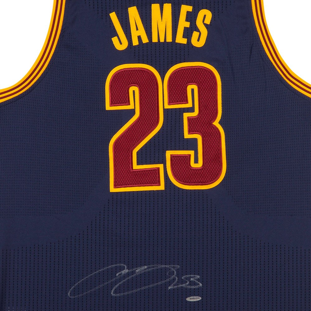 LeBron James Autographed Cleveland Cavaliers Alternate Blue Authentic –  Super Sports Center