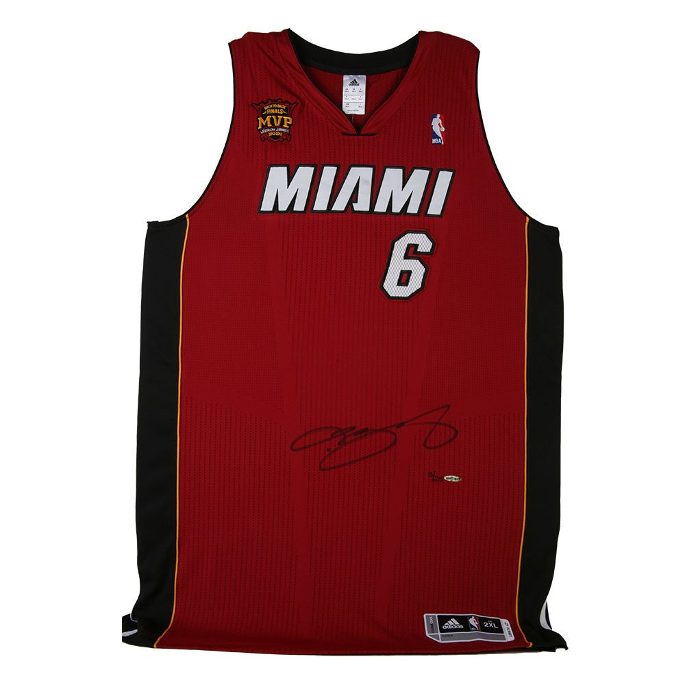 LeBron James Signed Miami Heat Swingman Nickname Jersey at