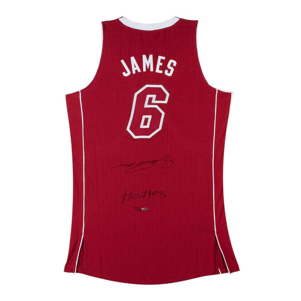 LeBron James Signed Cleveland Cavaliers Authentic Adidas Home Jersey