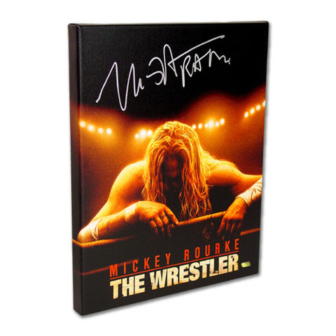 Mickey Rourke Autographed The Wrestler 16x20 Canvas Giclee