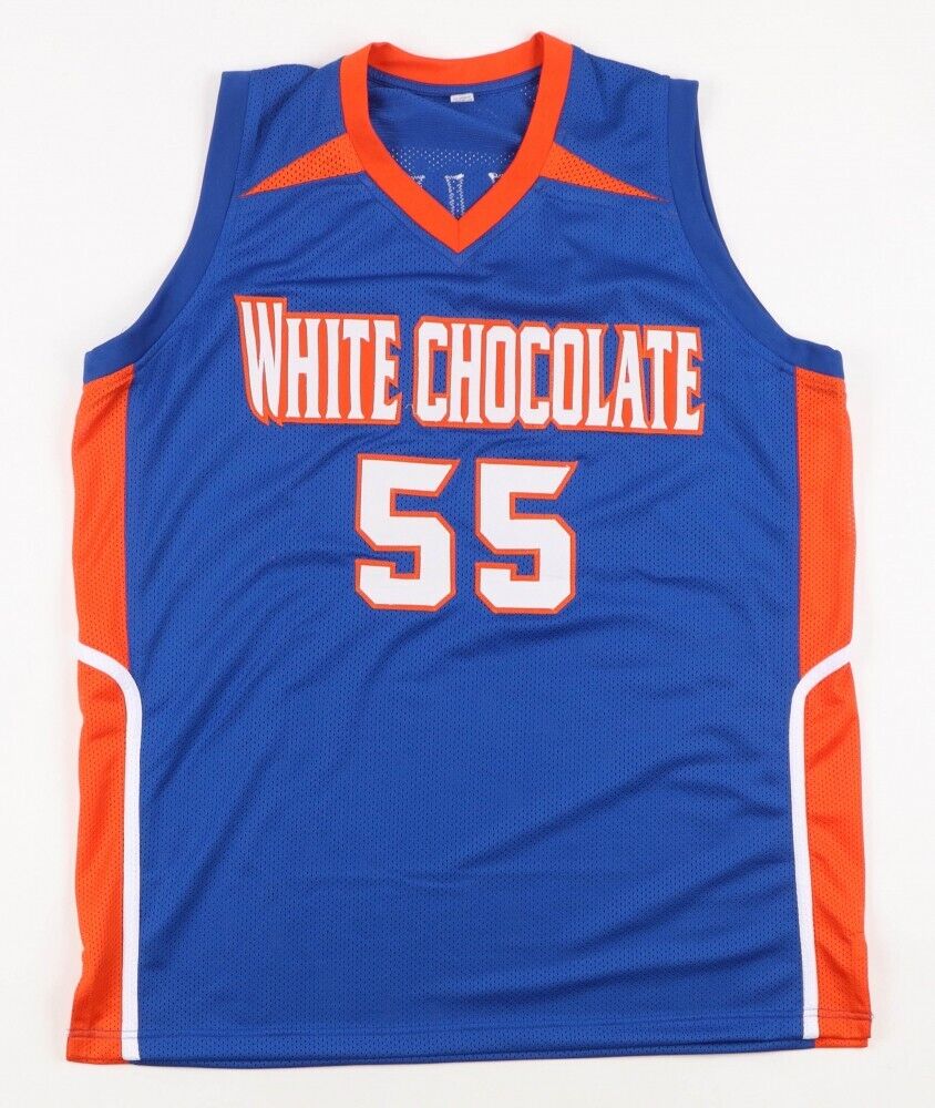 white chocolate basketball jersey