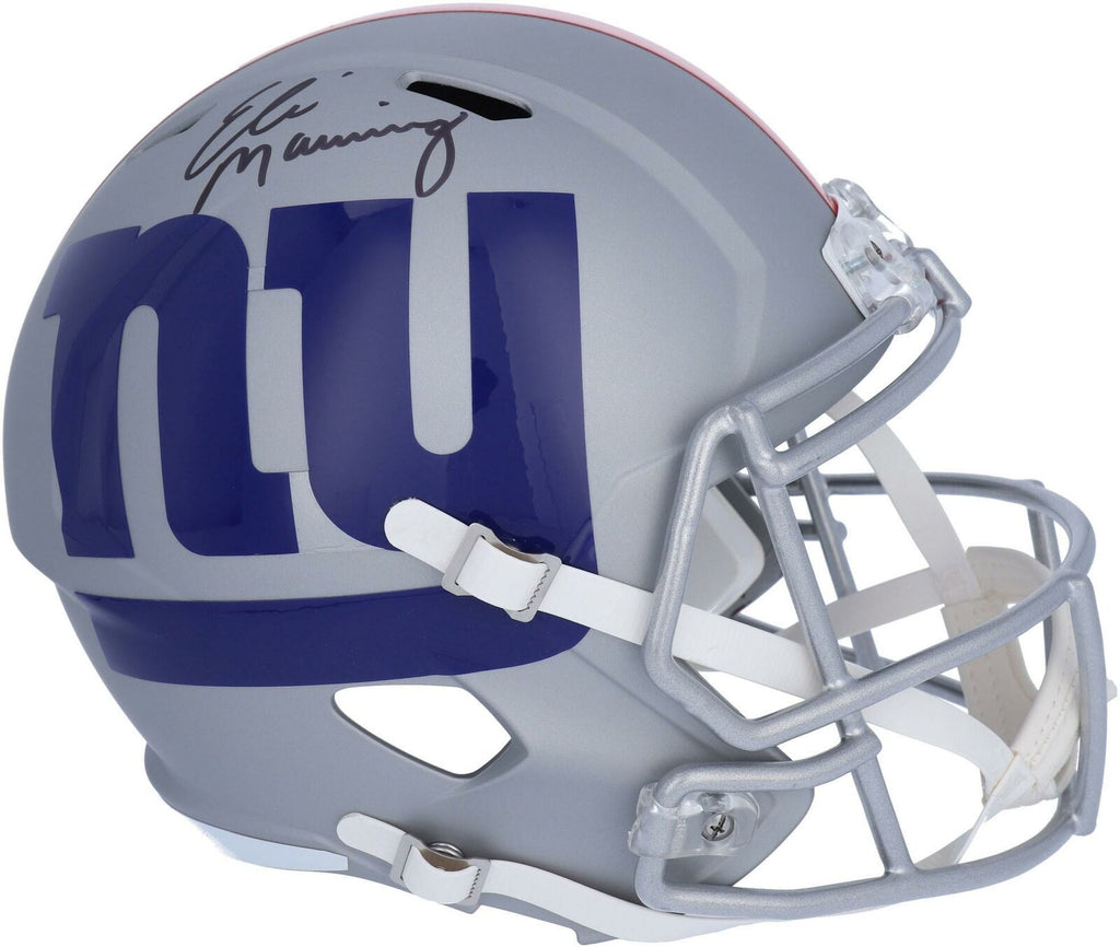 Eli Manning New York Giants Fanatics Authentic Autographed Riddell Amp Alternate Speed Replica Helmet