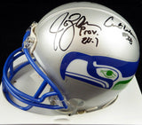 SEAHAWKS RING OF HONOR AUTOGRAPHED MINI HELMET 5 SIGS CORTEZ KENNEDY 124681