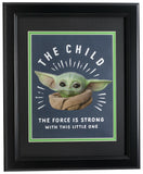 Baby Yoda Framed 8x10 The Child Photo