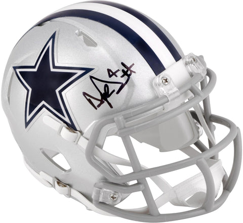 Dak Prescott Dallas Cowboys Signed Riddell Speed Mini Helmet - Fanatics