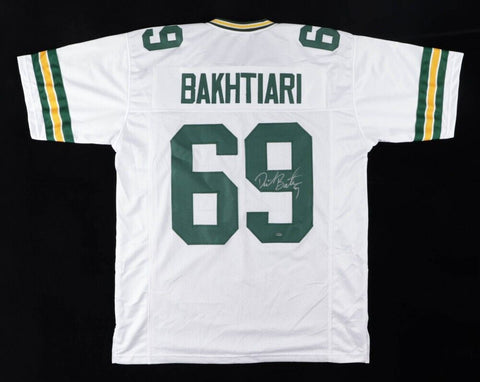 David Bakhtiari Signed Packers Jersey (OKAuthentics) Green Bay 3xPro Bowl O.T.