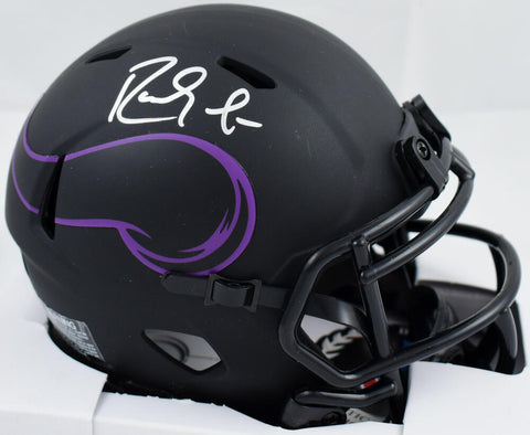 Randy Moss Signed Minnesota Vikings Eclipse Speed Mini Helmet- Beckett W Holo