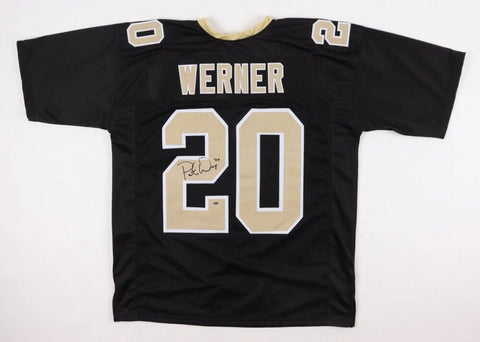 Pete Werner Signed New Orleans Saints Jersey (OKAuthentics) 2021 2nd Round Pick