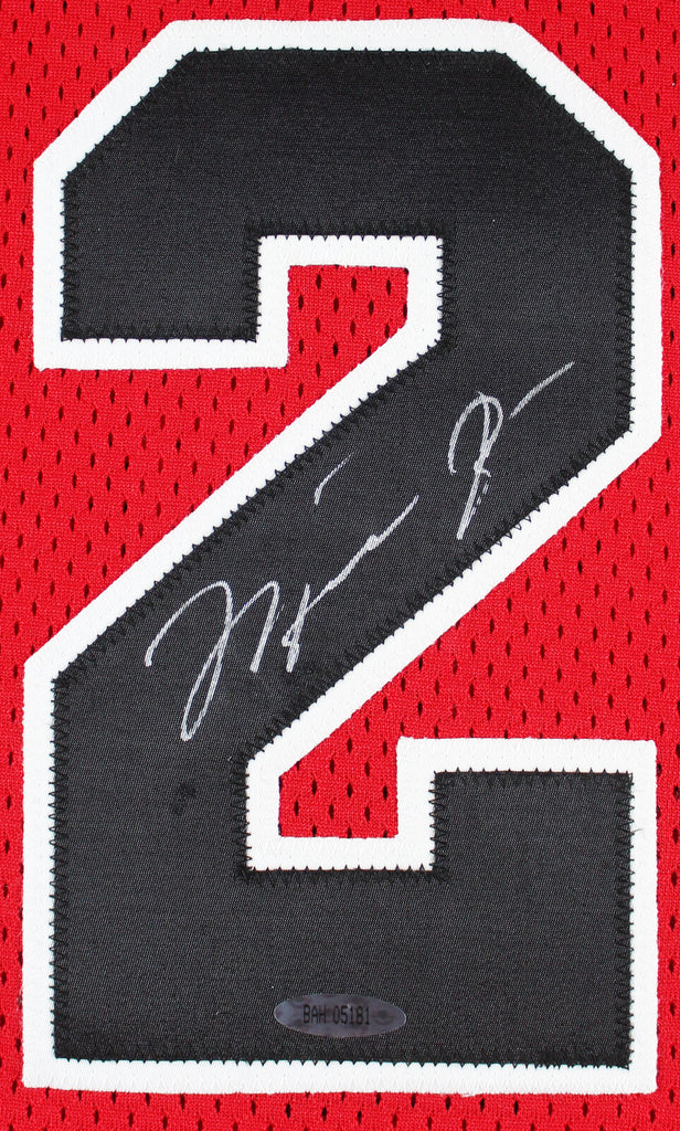 Michael Jordan Signed & Framed Chicago Bulls Black Jersey UDA COA Autograph  23 - Inscriptagraphs Memorabilia - Inscriptagraphs Memorabilia