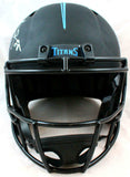 Derrick Mason Signed Tennessee Titans F/S Eclipse Speed Helmet- Beckett W Holo