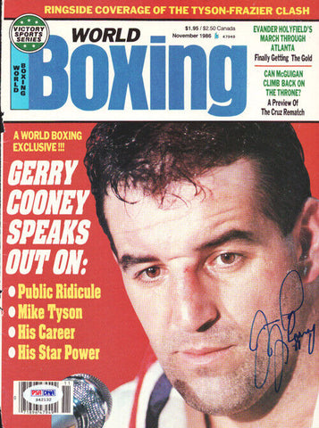 Gerry Cooney Autographed Signed Boxing World Magazine Cover PSA/DNA #S42132