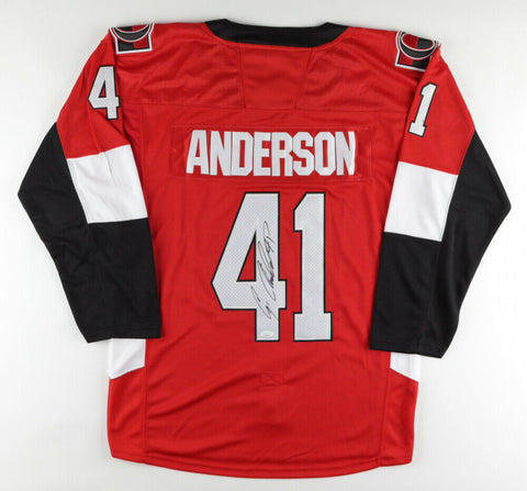 Craig Anderson Signed Senators Jersey (JSA COA) Ottawa Goaltender (2011-2020)