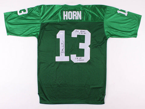 Don Horn Signed Green Bay Packers Jersey Inscribd Ice Bowl 12-31-67 & S.B.II JSA