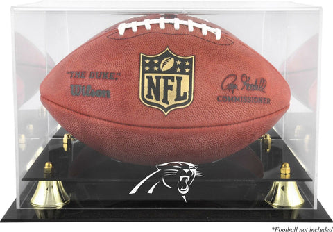 Panthers Team Logo Football Display Case - Fanatics