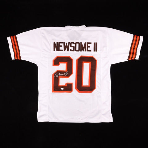 Greg Newsome II Signed Cleveland Browns Jersey (JSA COA) 2021 1sr Round Pick D.B