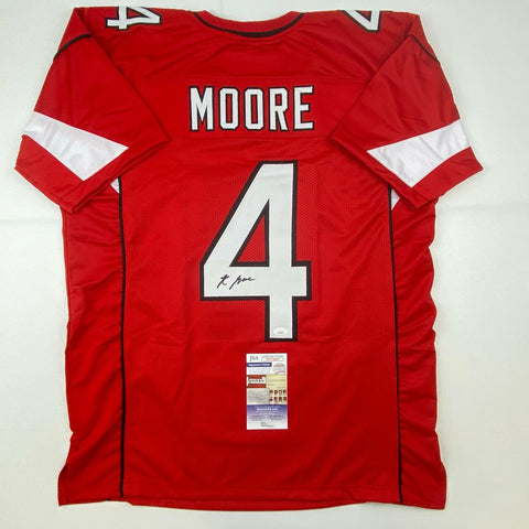 Autographed/Signed Rondale Moore Arizona Red Football Jersey JSA COA Auto