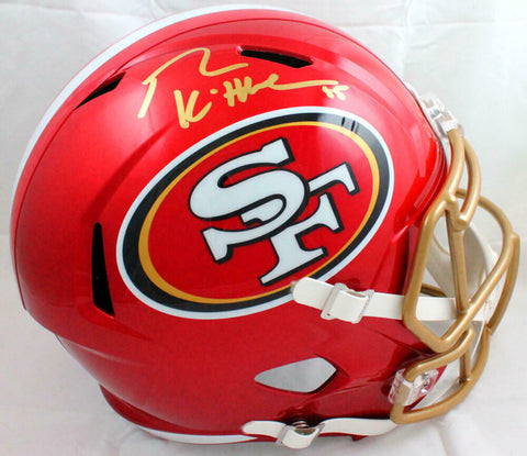 George Kittle Signed F/S San Francisco 49ers Flash Speed Helmet-Beckett W Holo