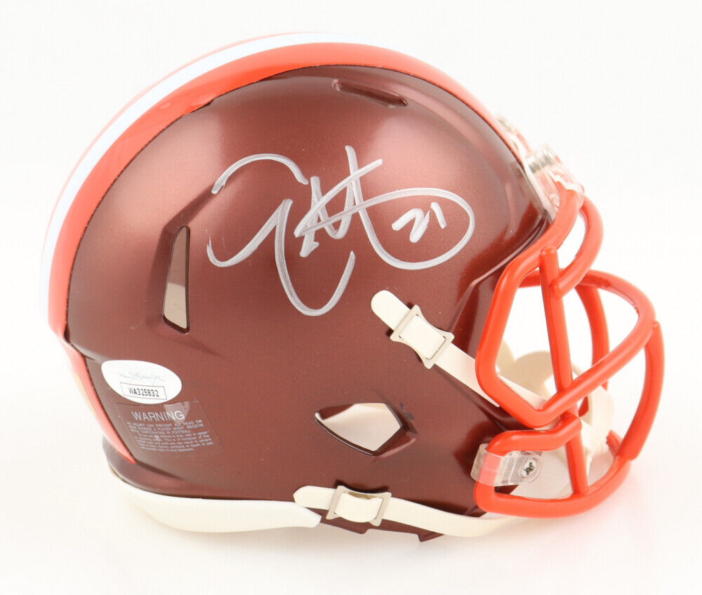 Eric Metcalf Signed Cleveland Browns Flash Alternate Speed Mini Helmet –  Super Sports Center