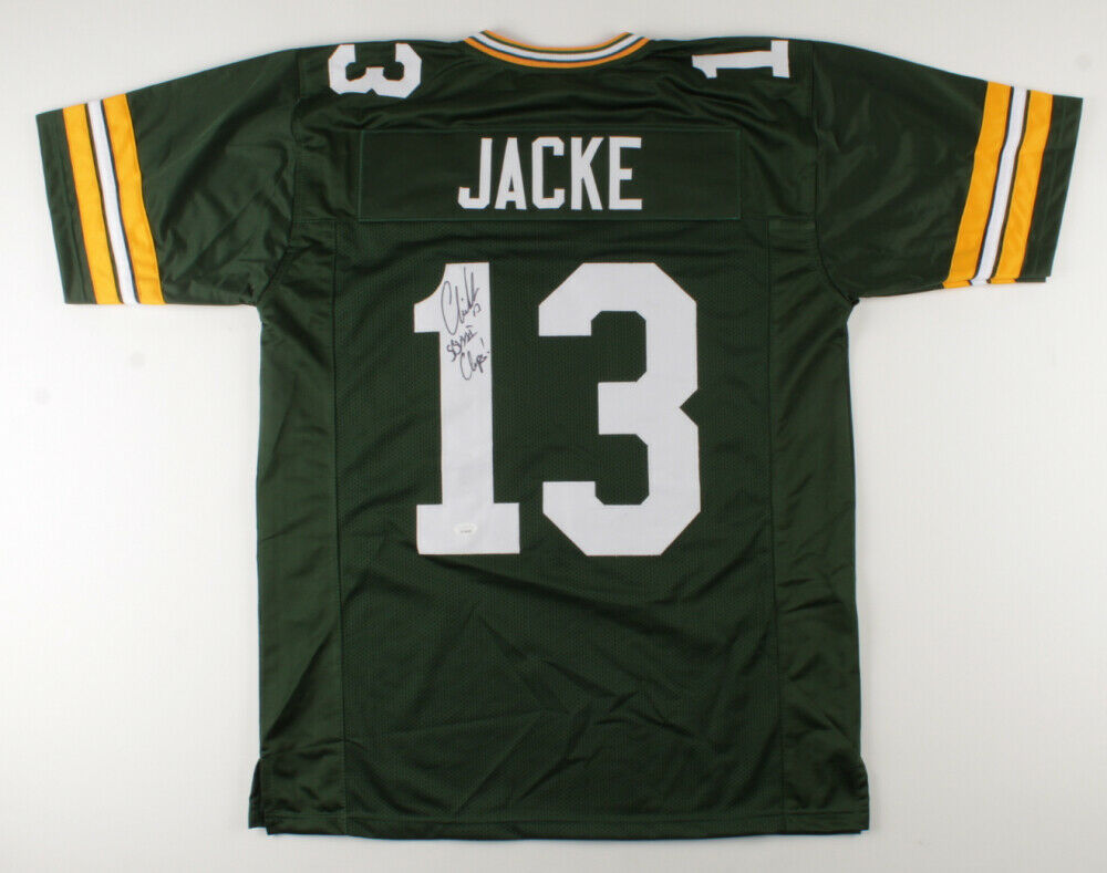 Chris Jacke Signed Green Bay Packers Jersey Inscribed 'SBXXXI Champs!' –  Super Sports Center