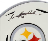 Terry Bradshaw Pittsburgh Steelers Signed Flat White Alternate Replica Helmet