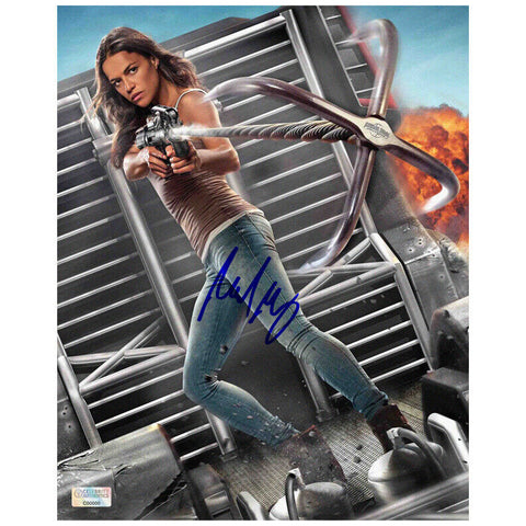 Michelle Rodriguez Autographed Universal Studios Fast & Furious Ride 8x10 Photo