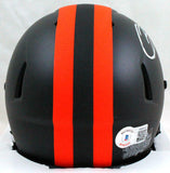 Odell Beckham Signed Cleveland Browns Eclipse Speed Mini Helmet-Beckett W Holo