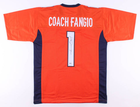 Vic Fangio Signed Broncos Jersey (Beckett COA) Denver Head Coach / Ex Bears D.C.