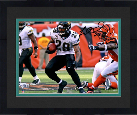 Frmd Fred Taylor Jacksonville Jaguars Signed 8" x 10" White Cutting Photo