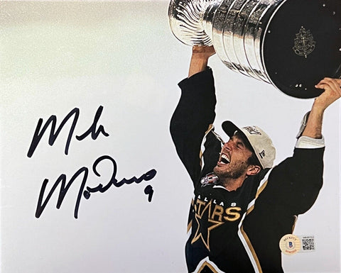 MIKE MODANO AUTOGRAPHED SIGNED DALLAS STARS STANLEY CUP 8x10 PHOTO BECKETT