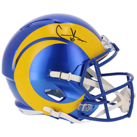 COOPER KUPP Autographed Los Angeles Rams Full Size Speed Helmet FANATICS