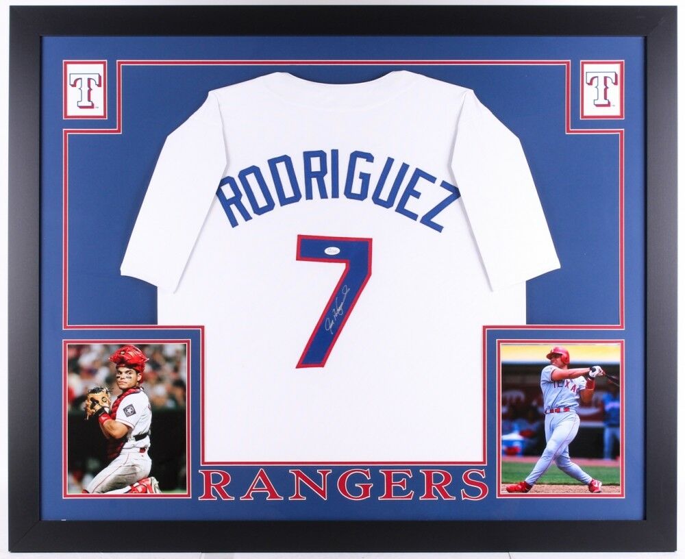 Alex Rodriguez Signed Autographed Texas Rangers Star Custom Jersey