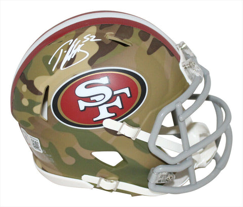 Patrick Willis Autographed San Francisco 49ers Camo Mini Helmet BAS 34107