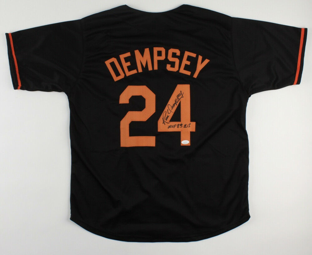 Rick Dempsey Autographed Baltimore Custom White Baseball Jersey - JSA