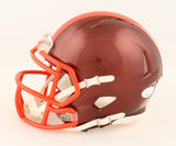 Donovan Peoples-Jones Signed Cleveland Browns Speed Mini Helmet (JSA COA)