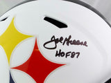 Joe Greene Signhed Pittsburgh Steelers F/S AMP Speed Helmet w/ HOF- Beckett Auth