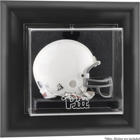 Pittsburgh Black Framed Wall-Mountable Mini Helmet Display Case
