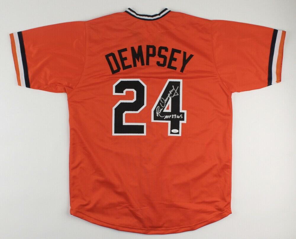 Rick Dempsey Signed Baltimore Orioles Jersey Inscribed