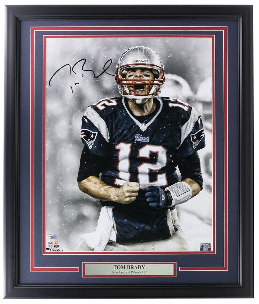 Tom Brady New England Patriots Autographed Riddell Lunar Eclipse