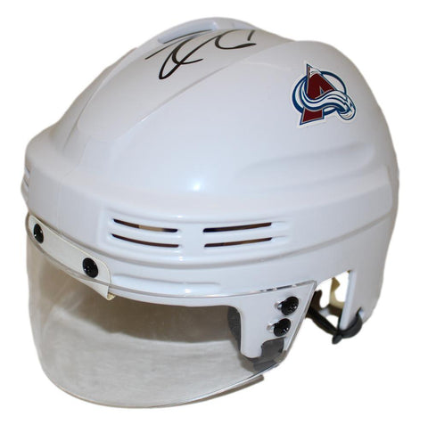 Nathan Mackinnon Autographed Colorado Avalanche Mini Helmet Beckett 37933