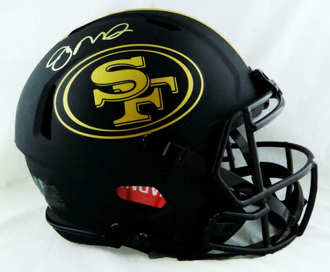 Joe Montana Signed SF 49ers F/S Eclipse Authentic Helmet - Beckett W Auth *Gold