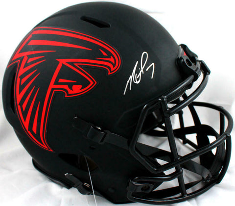 Michael Vick Signed Falcons F/S Eclipse Speed Authentic Helmet-BeckettW Hologram