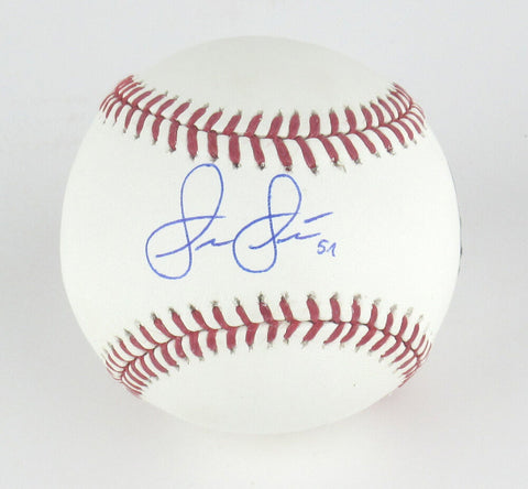 Shae Simmons Autographed/Signed Rawlings Major League Baseball Atlanta Braves