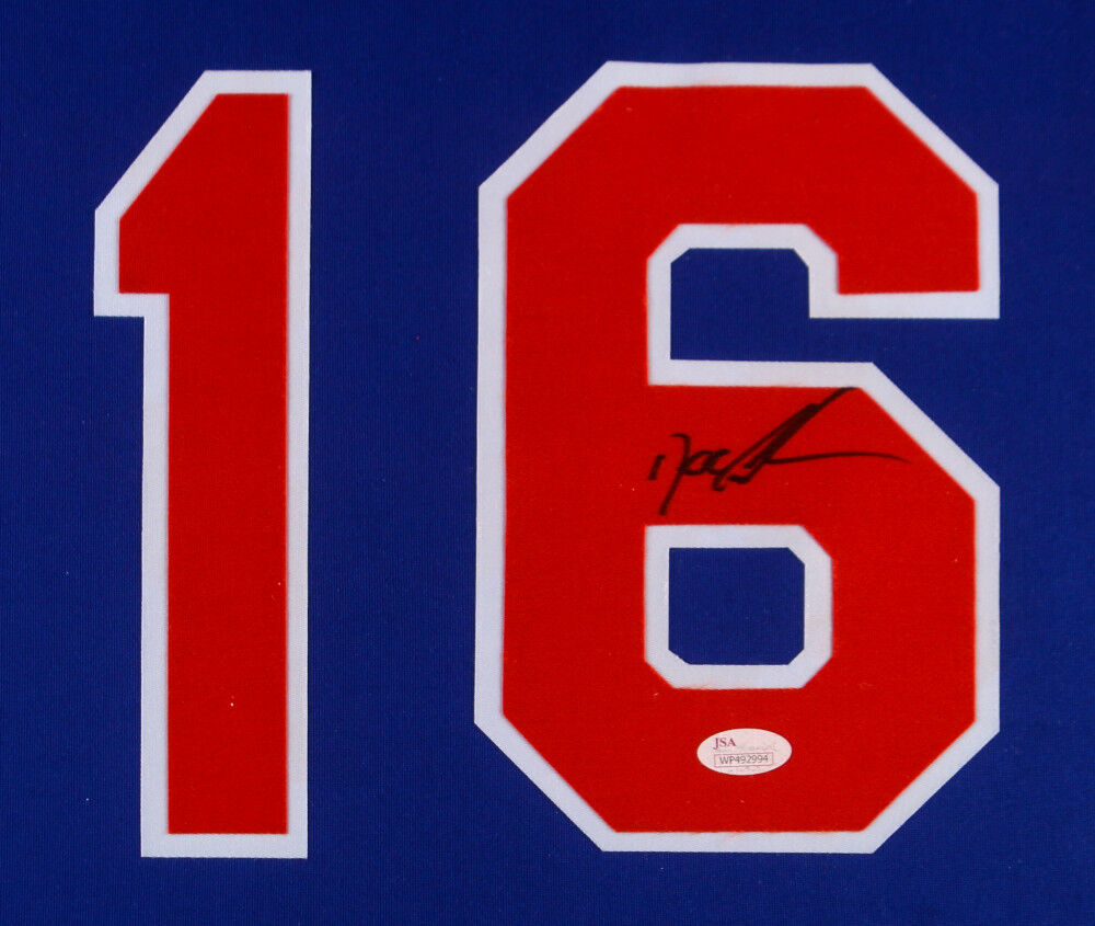 Dwight Gooden Signed New York Mets 35x43 Custom Framed Jersey (JSA