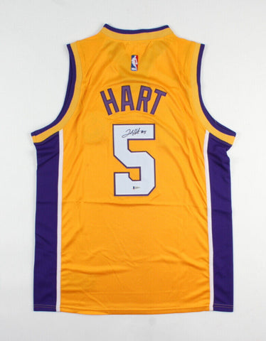 Josh Hart Signed Lakers Jersey (Beckett) Jazz 1st Rd Draft Pick 2017 NBA Draft
