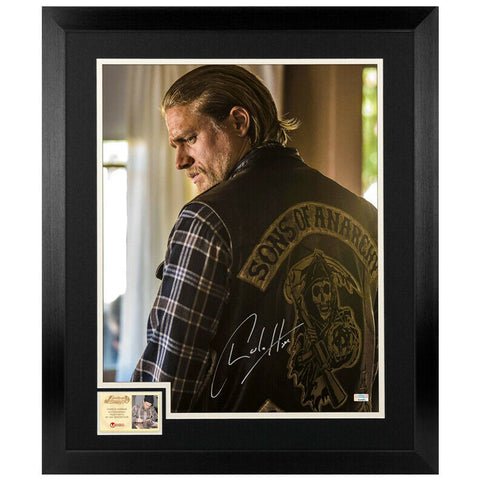 Charlie Hunnam Autographed Sons of Anarchy Jax Reaper 16x20 Framed Photo
