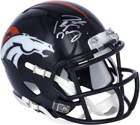 Peyton Manning Denver Broncos Signed Riddell Speed Mini Helmet