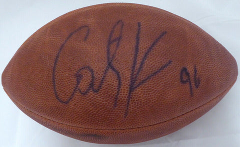 Cortez Kennedy Autographed Signed Leather NFL Football Seahawks PSA AE87992